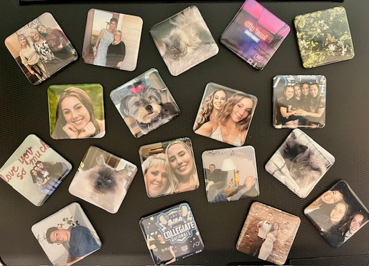 Custom Photo Magnets (set of 9)