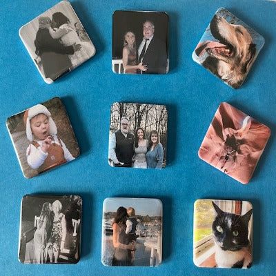 Custom Photo Magnets (set of 9)