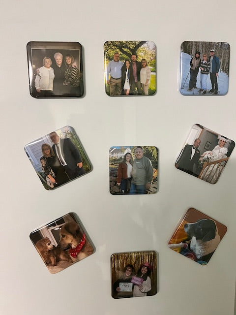 Custom Photo Magnets (set of 9)