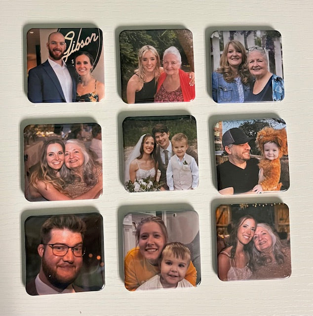 Custom Photo Magnets (set of 9)