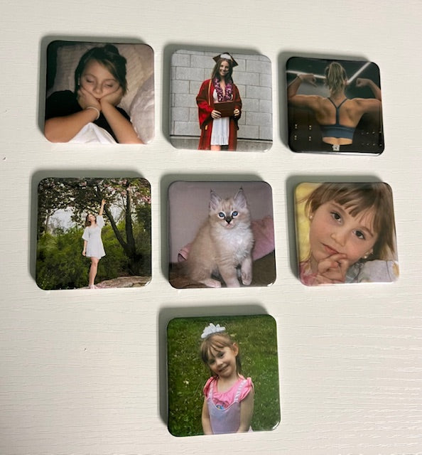 Custom Photo Magnets (set of 9)