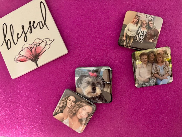 Custom Photo Magnets (set of 9)